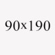 Putu matracis bērniem ar alerģijām BABY CLASSIC 90X190