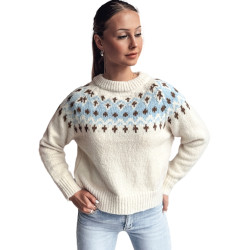 Sieviešu balts džemperis Dova