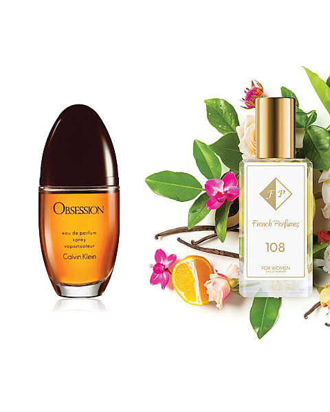 No108 smaržas, ko iedvesmojis Calvin Klein - Obsession Woman 60 ml