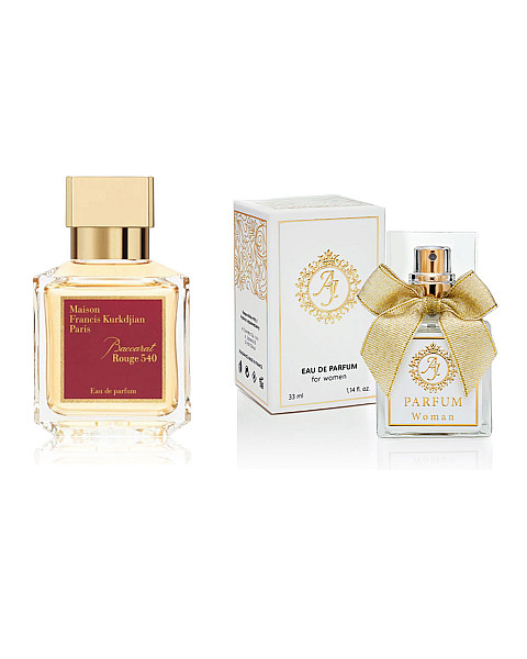 AJ Deluxe Nr135 smaržas, ko iedvesmojis Maison Francis Kurkdjian - Baccarat Rouge 540 Edp (UNISEX) 100 ml
