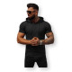 Black men's T-shirt Remer JS/8T89/3Z - T-shirt Black men's T-shirt Remer JS/8T89/3Z