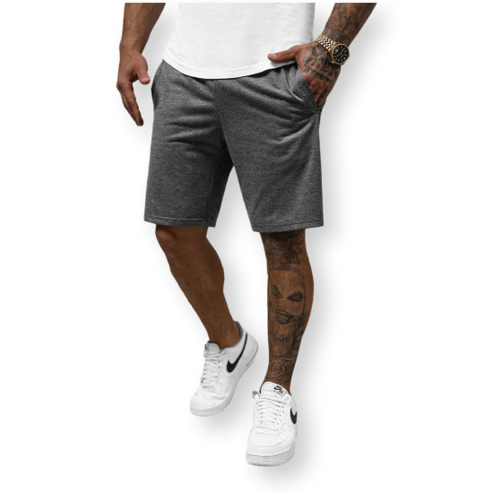 Tumši pelēki vīriešu sporta šorti Saravi JS/8K100/5Z - Īsfilmas | Tilti Tumši pelēki vīriešu sporta šorti Saravi JS/8K100/5Z
