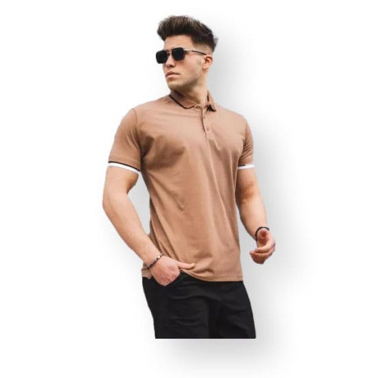 Vīriešu brūns krekls Duane PK5834 - T-krekls Vīriešu brūns krekls Duane PK5834 Premium