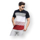 Vīriešu melns/sarkans krekls Polo PK9280 - T-krekls Vīriešu melns/sarkans krekls Polo PK9280 Premium