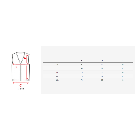 Sarkana veste Okser TX4454 - Rīcība Sarkana veste Okser TX4454
