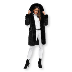 Jaka melna ar kažokādu Dorter