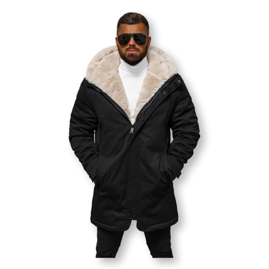 ONEE BLACK WINTER STRIPE JS/22M319/392 - Men's Jackets and Coats ONEE BLACK WINTER STRIPE JS/22M319/392