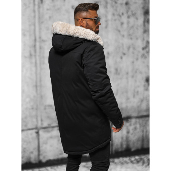 ONEE BLACK WINTER STRIPE JS/22M319/392 - Men's Jackets and Coats ONEE BLACK WINTER STRIPE JS/22M319/392