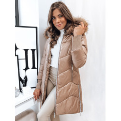 Sieviešu smilškrāsas ziemas jaka Favi Sieviešu smilškrāsas ziemas jaka Favi