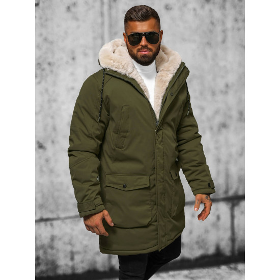 Vīriešu zaļa ziemas jaka zolo JS/5M120/392
