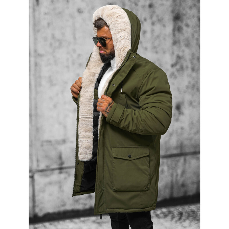 Vīriešu zaļa ziemas jaka zolo JS/5M120/392