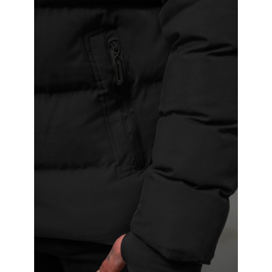 Melna vīriešu jaka Merik JS/5M756/392 - Vīriešiem Melna vīriešu jaka Merik JS/5M756/392