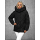 Sieviešu melna ziemas jaka Roma JS/5M3175/392 - Sievietēm Sieviešu melna ziemas jaka Roma JS/5M3175/392
