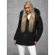 Sieviešu melna ziemas jaka Roma JS/5M3175/392 - Sievietēm Sieviešu melna ziemas jaka Roma JS/5M3175/392