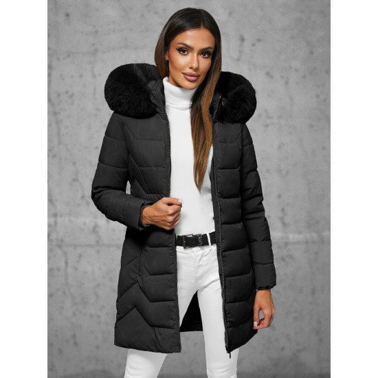 Sieviešu melna ziemas jaka Tamira JS/16M9121/62 - Sievietēm Sieviešu melna ziemas jaka Tamira JS/16M9121/62