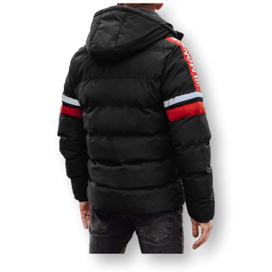 Men's black winter jacket Race TX4568 - For men Men's black winter jacket Race TX4568