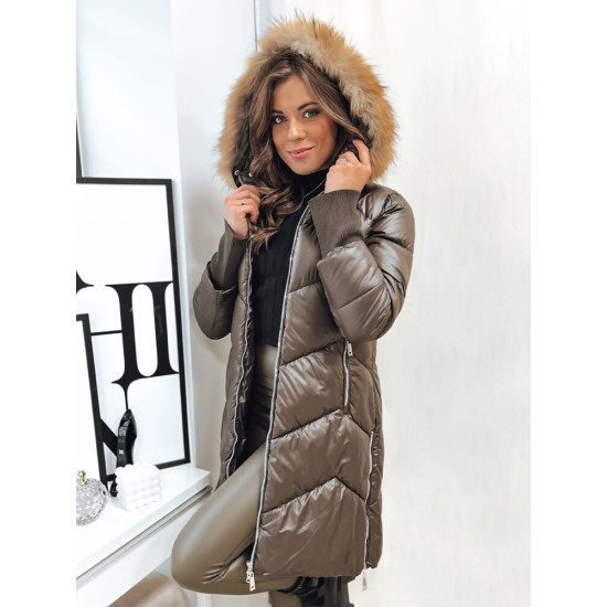 Sieviešu brūna jaka Zero ty4059