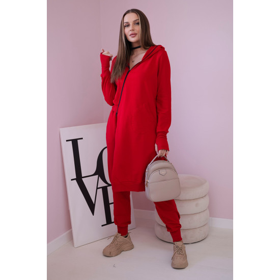 Sieviešu sarkanais komplekts Donni Sporta tērpi