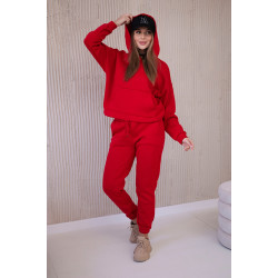 Sieviešu sarkanais komplekts Soni Sieviešu sarkanais komplekts Soni