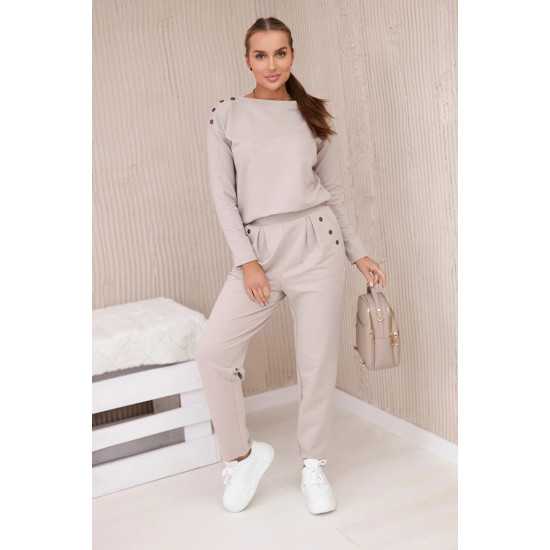 Ladies set in beige Lette 9669