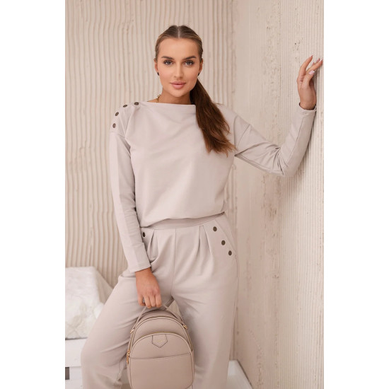 Ladies set in beige Lette 9669