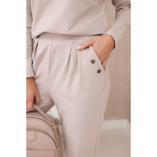 Ladies set in beige Lette 9669