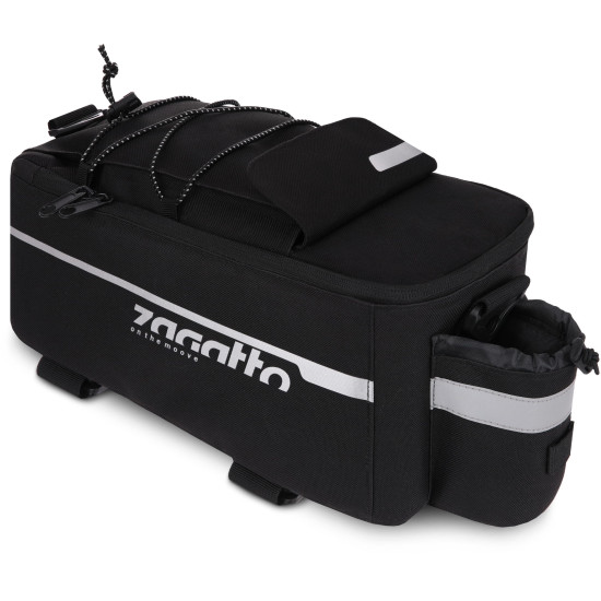 Melna velosipēda soma Rono ZG86 - Melna velosipēda soma Rono ZG86