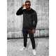 Black men's velour set Bill JS/8C1167/3 Premium