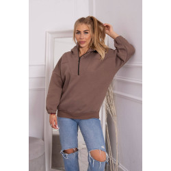 Mocca krāsas džemperis sievietēm Kesi Mocca krāsas džemperis sievietēm Kesi