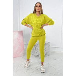 Sieviešu dzeltenais komplekts California Sieviešu dzeltenais komplekts California