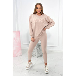 Sieviešu gaiši bēšs komplekts California Sieviešu gaiši bēšs komplekts California