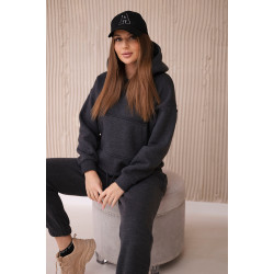 Sieviešu komplekts grafīta krāsā Soni Sieviešu komplekts grafīta krāsā Soni