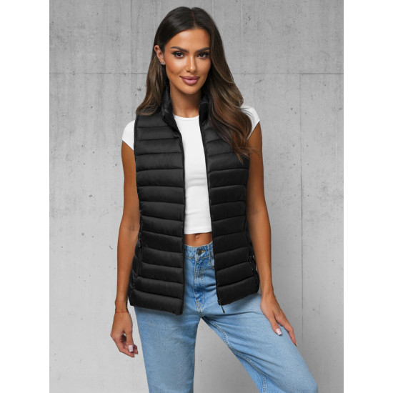 Sieviešu melnā veste Nerra JS/16M9155/392 - Sievietēm Sieviešu melnā veste Nerra JS/16M9155/392