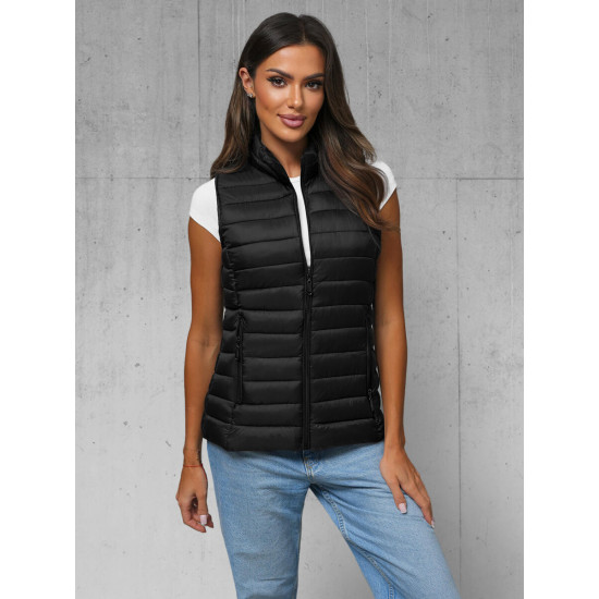 Sieviešu melnā veste Nerra JS/16M9155/392 - Sievietēm Sieviešu melnā veste Nerra JS/16M9155/392