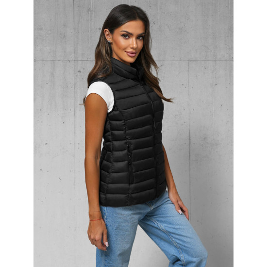 Sieviešu melnā veste Nerra JS/16M9155/392 - Sievietēm Sieviešu melnā veste Nerra JS/16M9155/392