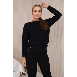 Sieviešu melns komplekts Lette Sieviešu melns komplekts Lette