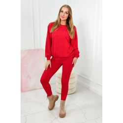 Sieviešu sarkanais komplekts California Sieviešu sarkanais komplekts California