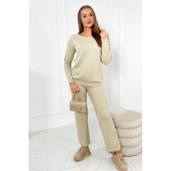 Sieviešu tumši bēšs komplekts Lora Sieviešu tumši bēšs komplekts Lora