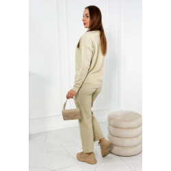 Sieviešu tumši bēšs komplekts Lora Sieviešu tumši bēšs komplekts Lora