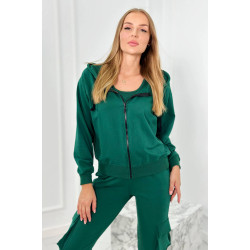 Trīsdaļīgs sieviešu komplekts zaļā krāsā Lovet Trīsdaļīgs sieviešu komplekts zaļā krāsā Lovet
