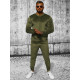 Dark green men's velour set Bill