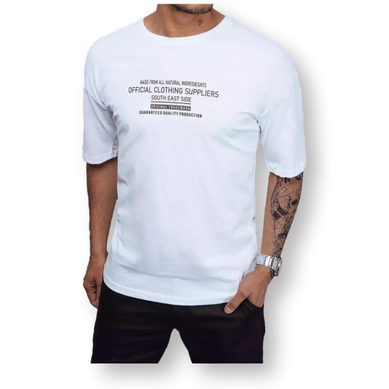 Vīriešu balts T-krekls Original RX4646 - Rīcība Vīriešu balts T-krekls Original RX4646