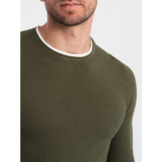 Vīriešu haki džemperis Dinoro V7 OM-SWSW-0103