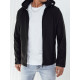 Men's black softshell jacket Luver TX4664 - Men's Jackets and Coats Men's black softshell jacket Luver TX4664