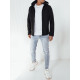Men's black softshell jacket Luver TX4664 - Men's Jackets and Coats Men's black softshell jacket Luver TX4664