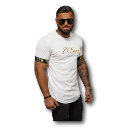 Vīriešu melns Icon T-krekls Vīriešu melns Icon T-krekls