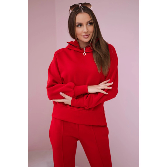 Sieviešu sarkanais komplekts First Sporta tērpi