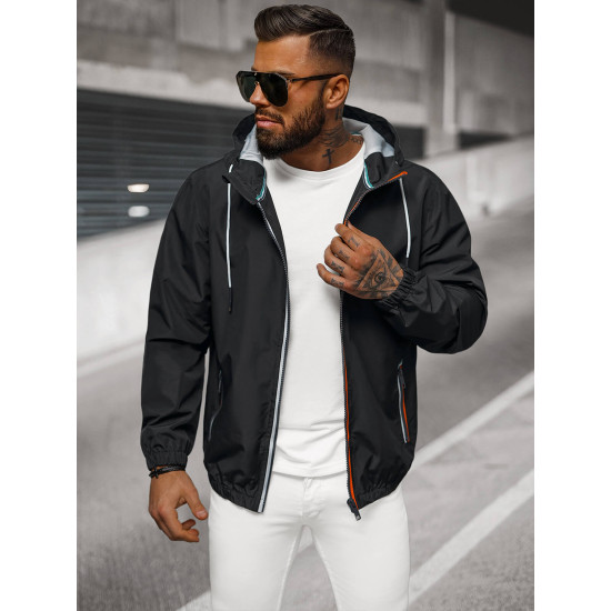 Vīriešu plāna melna jaka Doran JS/5M802/392