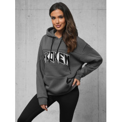 Sieviešu pelēks džemperis Broken Sieviešu pelēks džemperis Broken