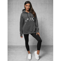 Sieviešu pelēks džemperis Broken Sieviešu pelēks džemperis Broken